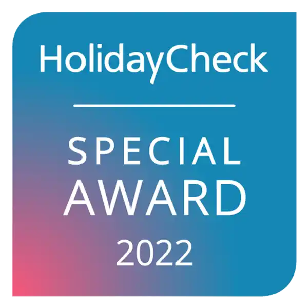 HolidayCheck Award 2022 für das Aparthotel Strandhus