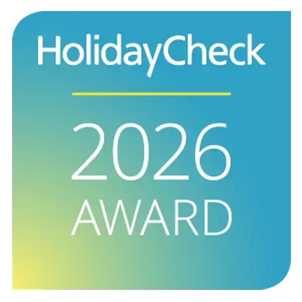 HolidayCheck Award 2026: Top 10 der beliebtesten Hotels Deutschlands für das Aparthotel Strandhus